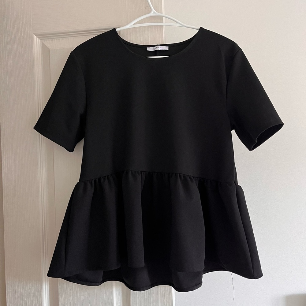 Zara peplum top